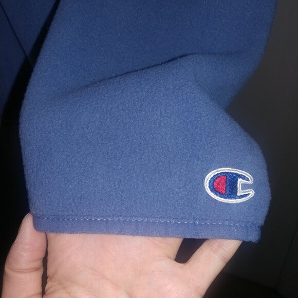 Champion: Women's Polar Fleece Zip-Up Jacket - Seven Seas Blue - Size Large NWT - Picture 4 of 9